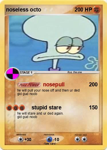 Pokemon noseless octo