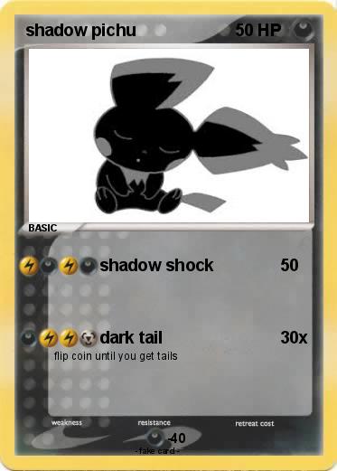 Pokemon shadow pichu