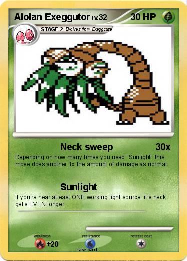Pokemon Alolan Exeggutor