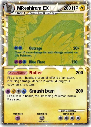 Pokemon MReshiram EX