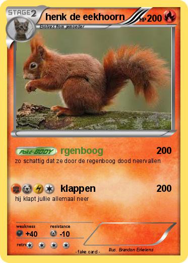 Pokemon henk de eekhoorn