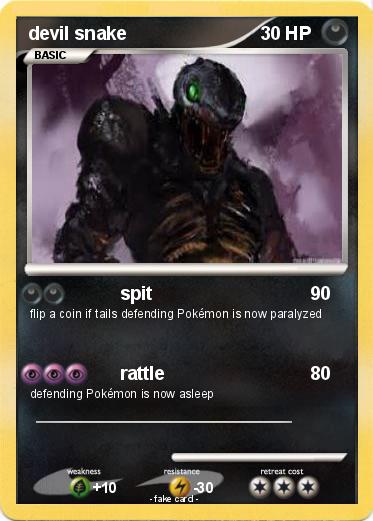 Pokemon devil snake