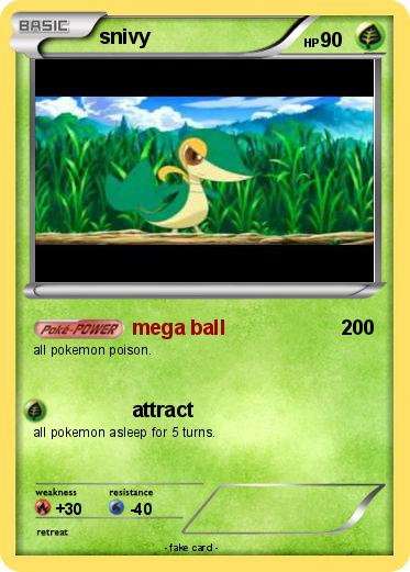 Pokemon snivy