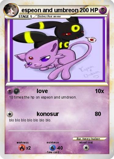 Pokemon espeon and umbreon