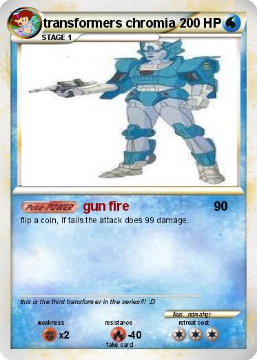 Pokemon transformers chromia