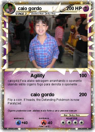 Pokemon caio gordo
