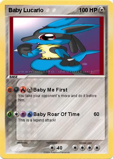 Pokemon Baby Lucario