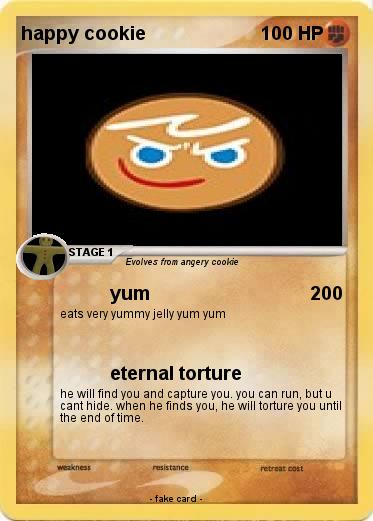 Pokemon happy cookie
