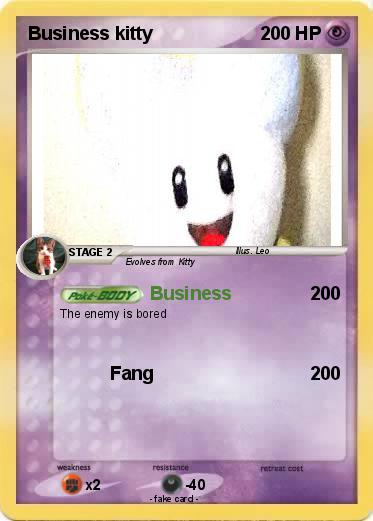 Pokemon Business kitty