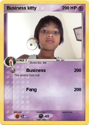 Pokemon Business kitty