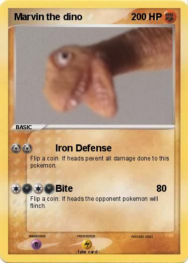 Pokemon Marvin the dino