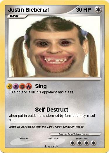 Pokemon Justin Bieber