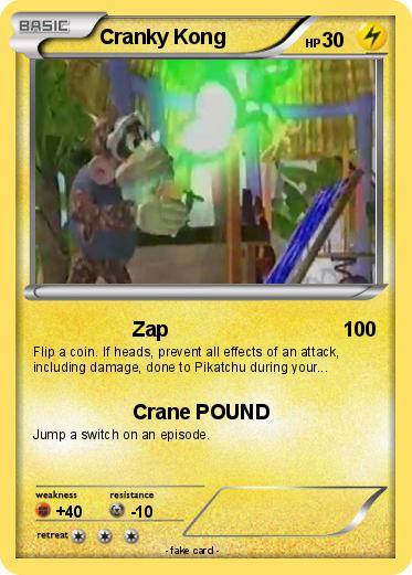 Pokemon Cranky Kong