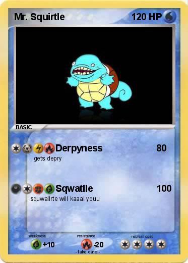 Pokemon Mr. Squirtle