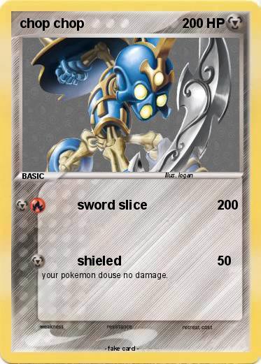 Pokemon chop chop