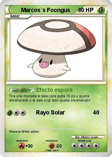 Pokemon Marcos´s Foongus