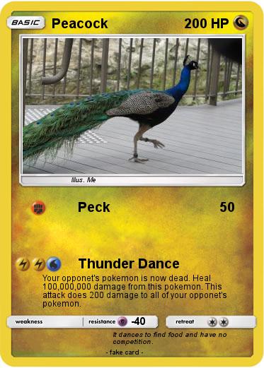 Pokemon Peacock