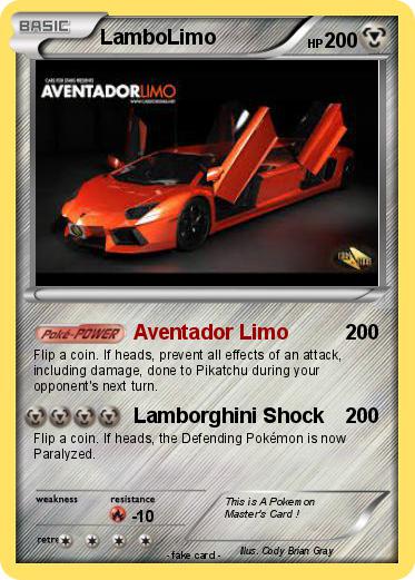 Pokemon LamboLimo