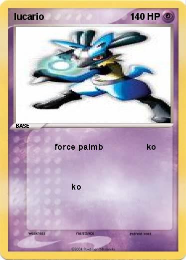 Pokemon lucario