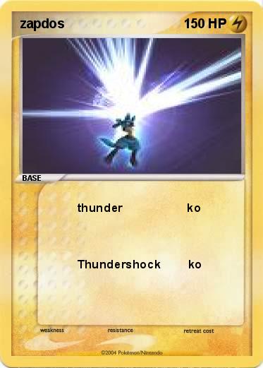 Pokemon zapdos