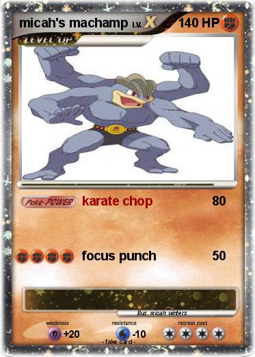 Pokemon micah's machamp