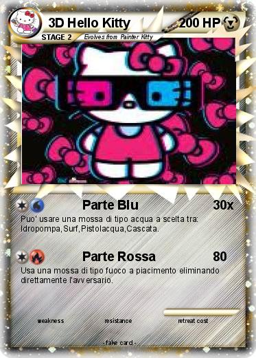 Pokemon 3D Hello Kitty
