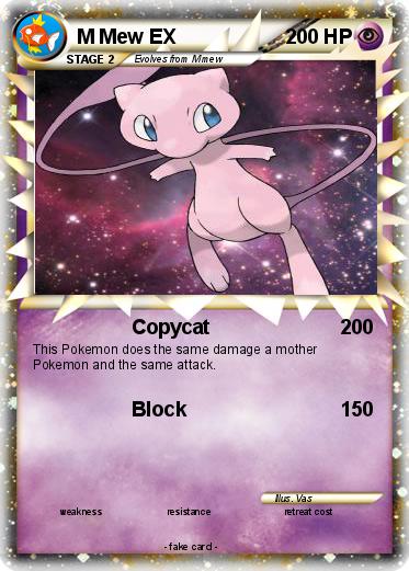Pokemon M Mew EX