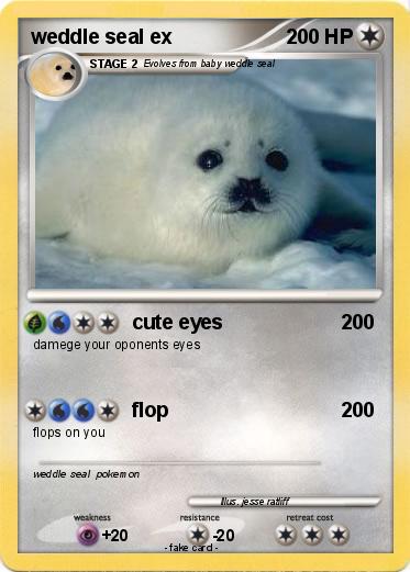 Pokemon weddle seal ex
