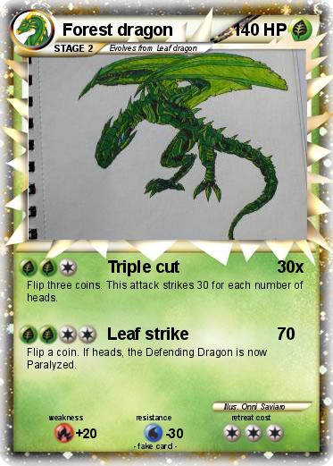 Pokemon Forest dragon