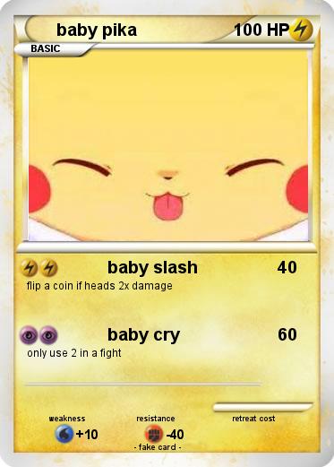 Pokemon baby pika