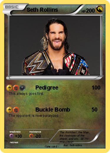 Pokemon Seth Rollins