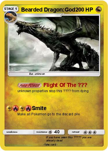 Pokemon Bearded Dragon:God
