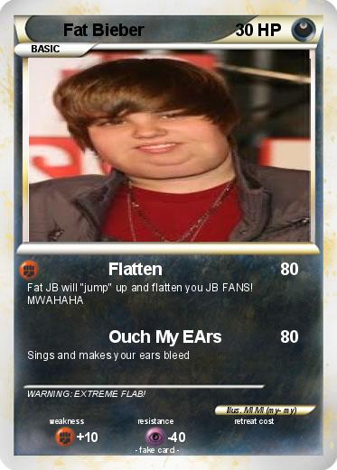 Pokemon Fat Bieber