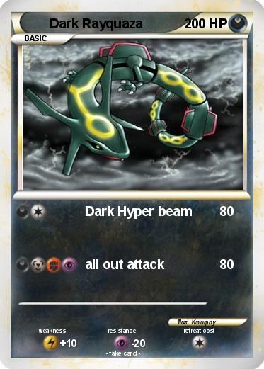 Pokemon Dark Rayquaza