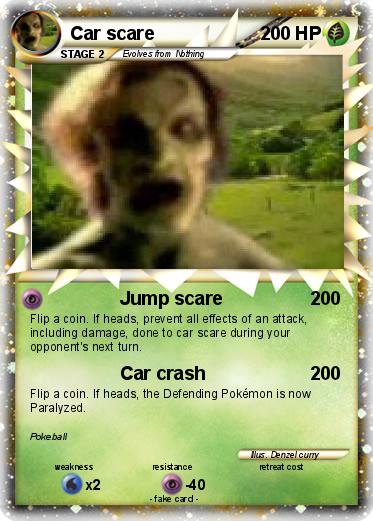 Pokemon Car scare