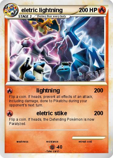 Pokemon eletric lightning