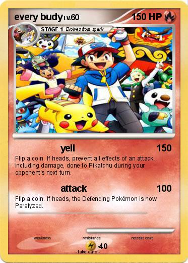 Pokemon every budy