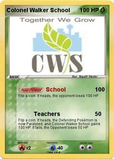 Pokemon Colonel Walker School