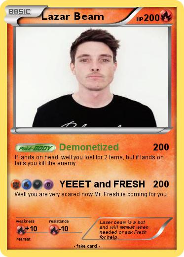 Pokemon Lazar Beam