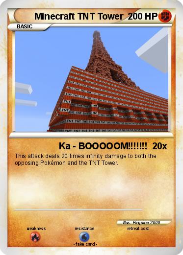 Pokemon Minecraft TNT Tower