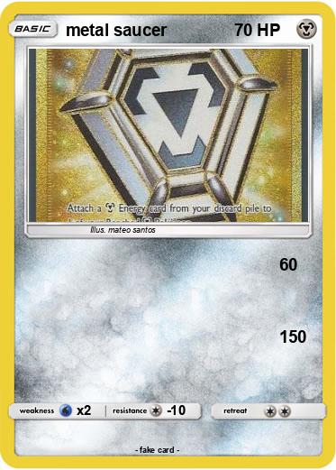 Pokemon metal saucer