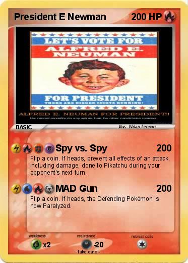 Pokemon President E Newman