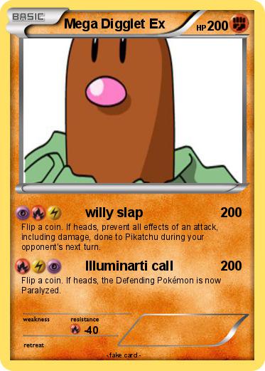 Pokemon Mega Digglet Ex