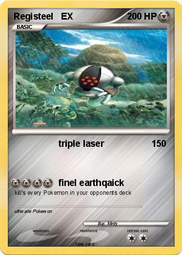 Pokemon Registeel   EX