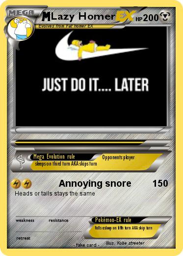 Pokemon Lazy Homer