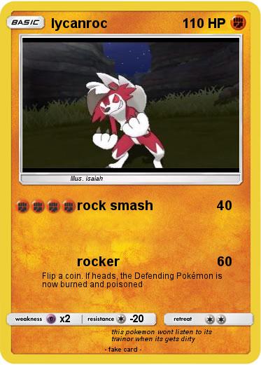 Pokemon lycanroc
