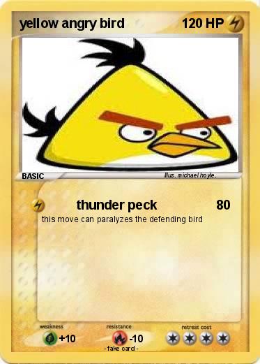 Pokemon yellow angry bird