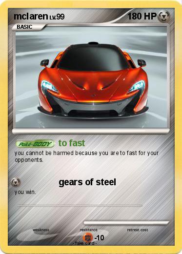 Pokemon mclaren