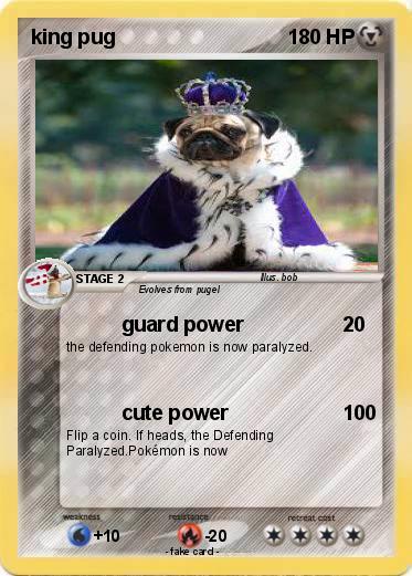 Pokemon king pug