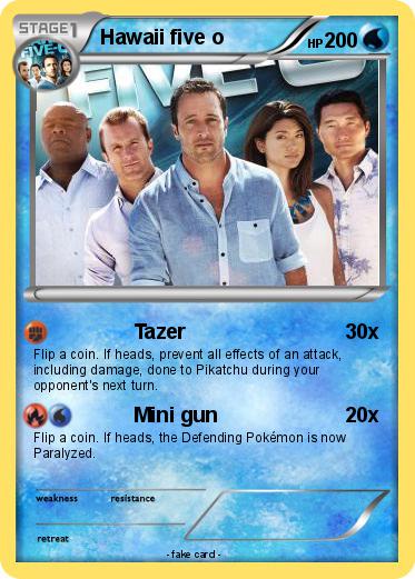 Pokemon Hawaii five o
